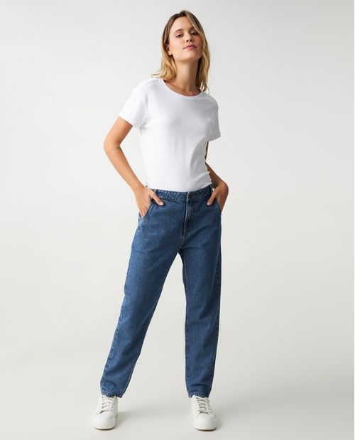 Jean fit slouchy para mujer