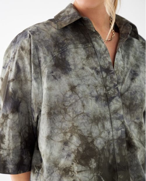 Camisa manga corta para mujer