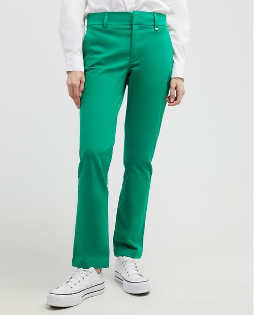 Pantalón con bota recta para mujer