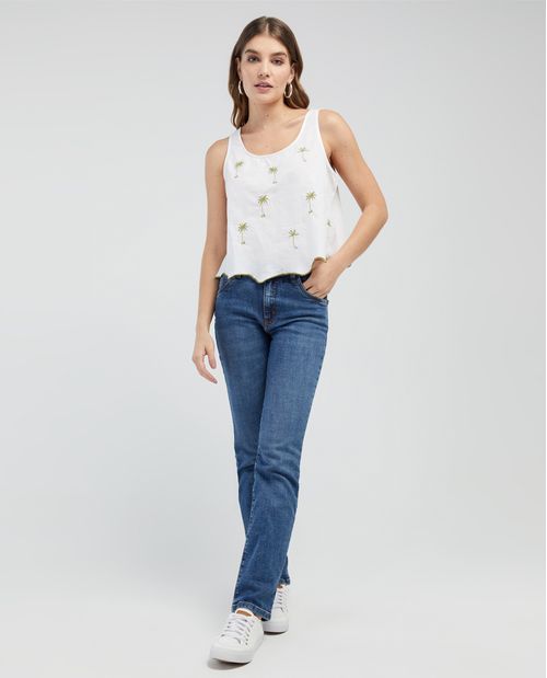 Camisa manga sisa para mujer