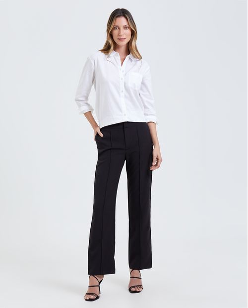 Pantalón de tiro alto para mujer