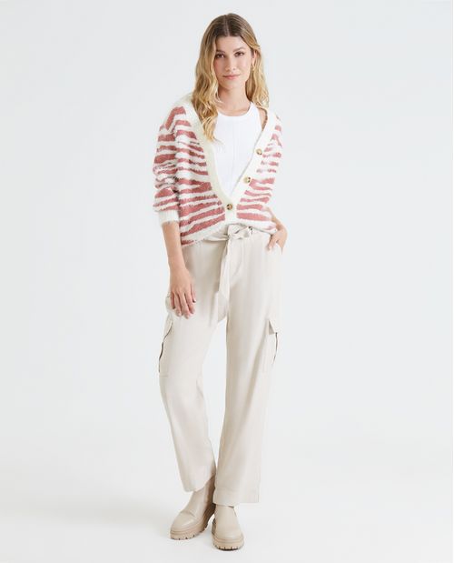 Pantalón tipo cargo para mujer