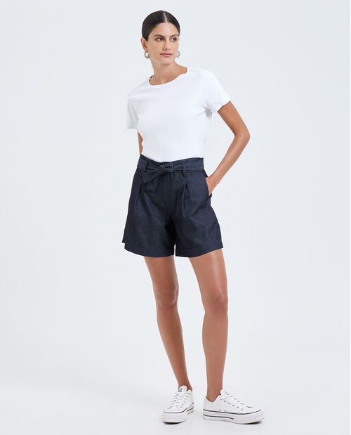 Short tono oscuro para mujer