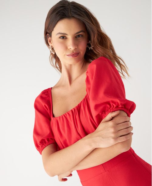 Vestido largo con abertura para mujer