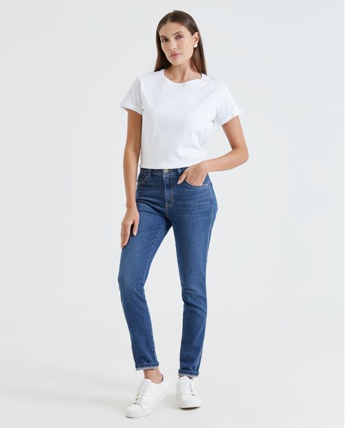 Jean Skinny tiro alto para mujer