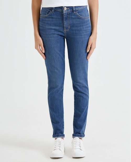 Jean Skinny tiro alto para mujer