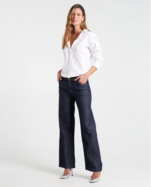 Jean Wide Leg tiro alto para mujer