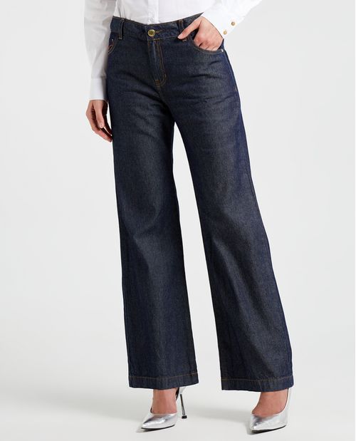 Jean Wide Leg tiro alto para mujer