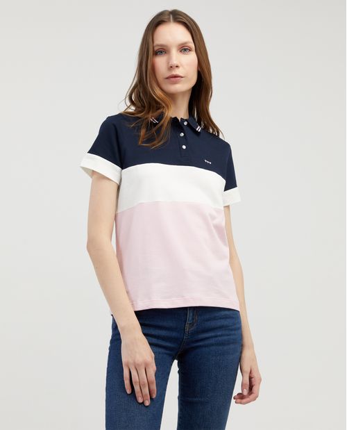 Camiseta tipo polo para mujer