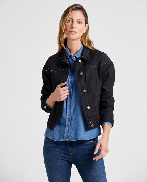 Chaqueta con taches para mujer