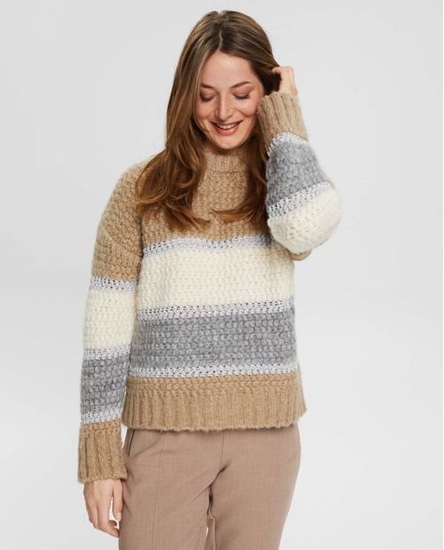 Buzo con bloques de color para mujer