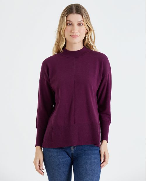 Buzo con abertura en costados para mujer