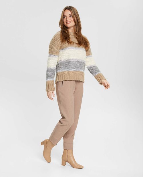 Buzo con bloques de color para mujer