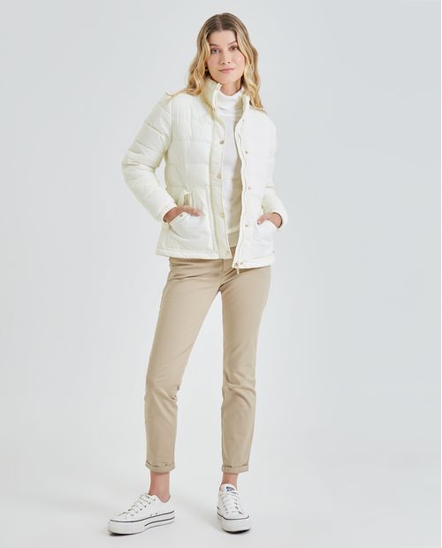 Chaqueta abullonada para mujer