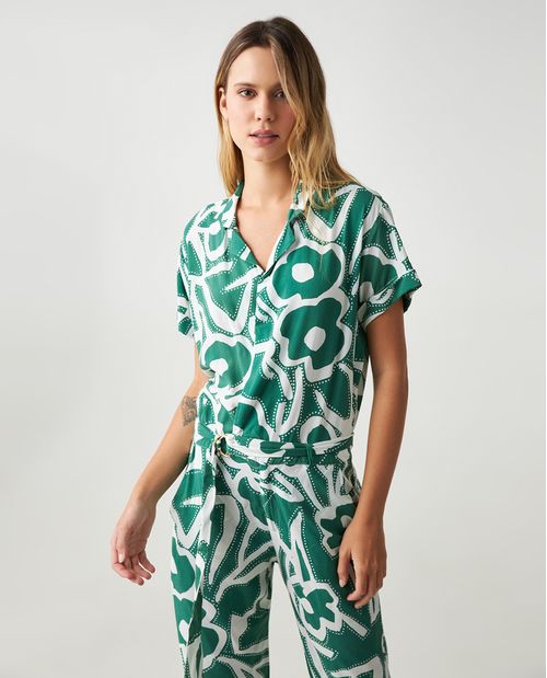 Enterizo con estampado para mujer