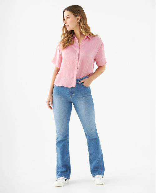 Camisa de manga corta para mujer