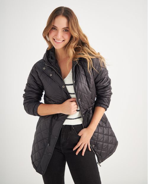 Chaqueta con capucha para mujer