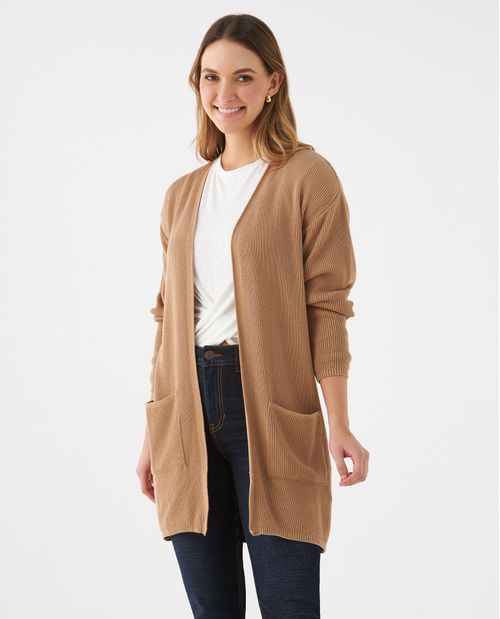 Cárdigan tejido para mujer