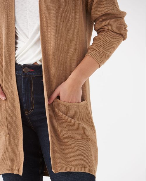 Cárdigan tejido para mujer