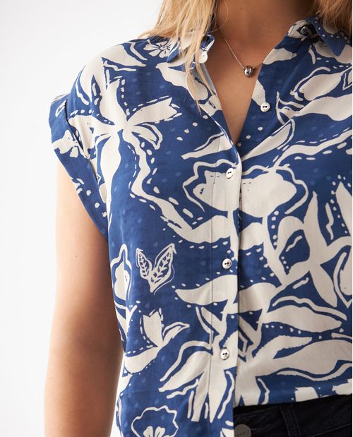 Camisa estampada para mujer