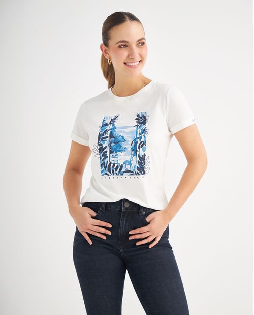 Camiseta manga corta para mujer