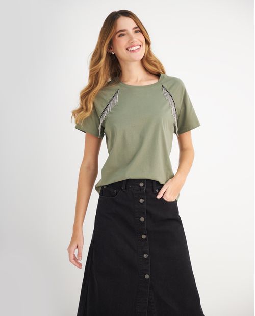 Camiseta manga corta para mujer