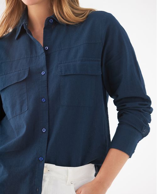 Camisa manga larga para mujer
