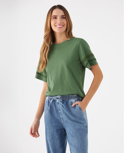 Camiseta manga corta para mujer