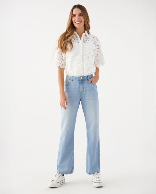 Jean Straight bota recta para mujer