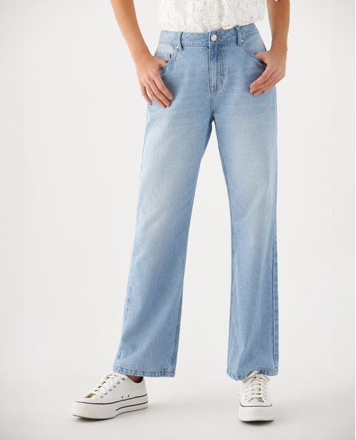 Jean Straight bota recta para mujer