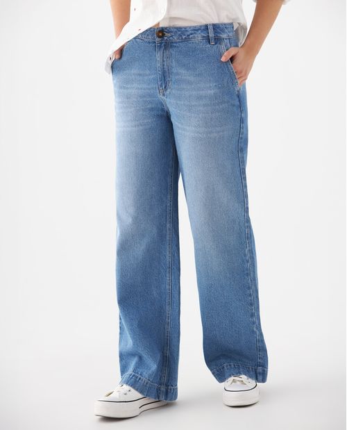 Jean Straight bota recta para mujer