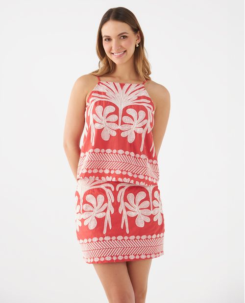 Camisa con diseños bordados para mujer