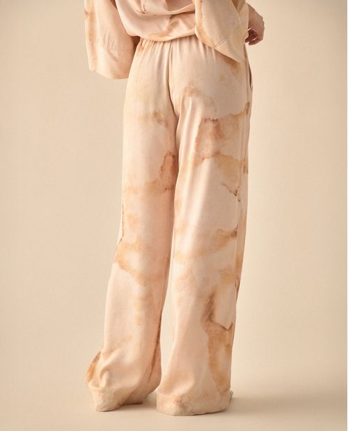 Pantalón Wide Leg estampado para mujer