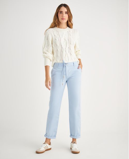 Pantalón de silueta ajustada para mujer