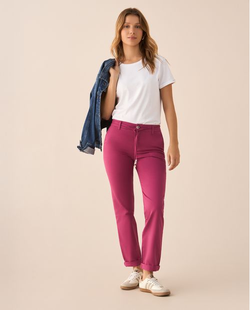 Pantalón de silueta ajustada para mujer