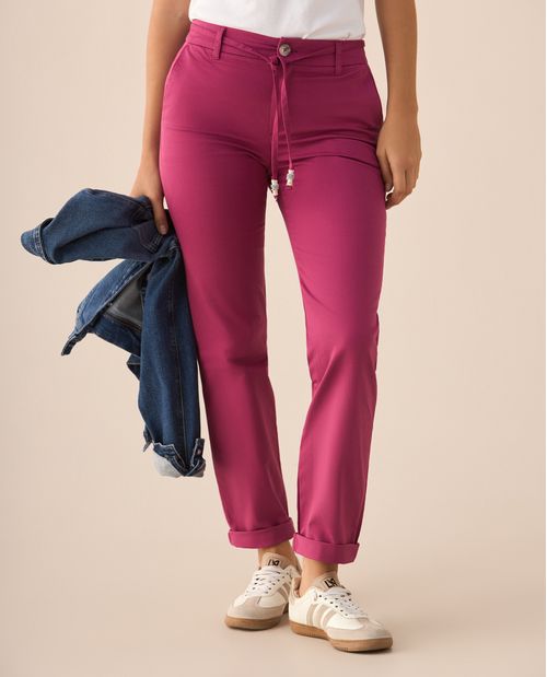 Pantalón de silueta ajustada para mujer