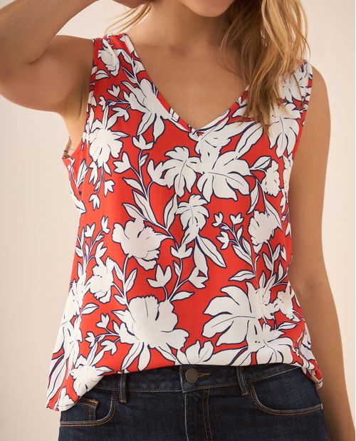 Camisa de animal print para mujer