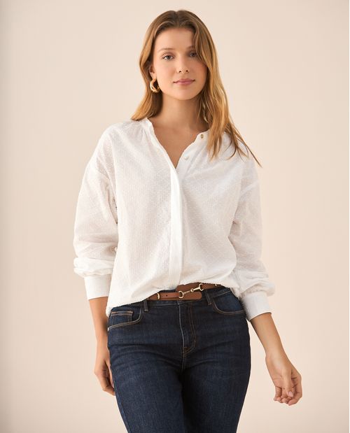 Camisa de manga 3/4 para mujer