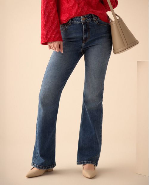 Jean Boot Cut fit para mujer