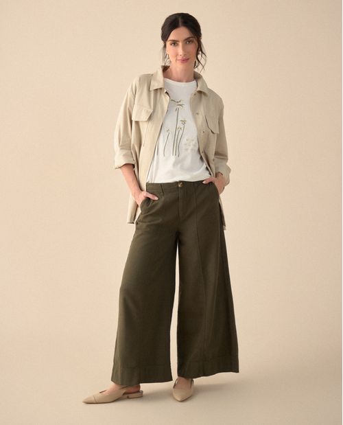 Pantalón Wide Leg fit para mujer