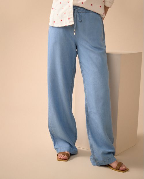 Jean Wide Leg de bota amplia para mujer