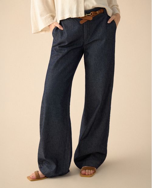 Jean Wide Leg bota amplia para mujer