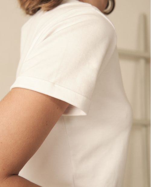 Camiseta básica tradicional para mujer