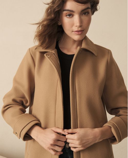 Chaqueta larga para mujer