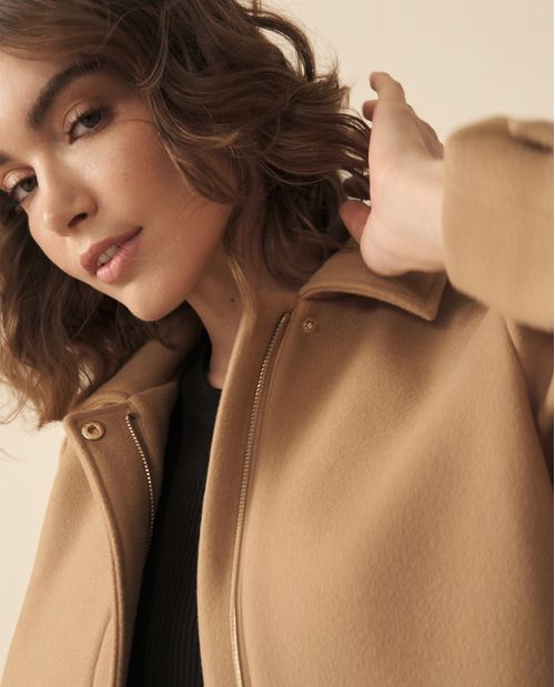 Chaqueta larga para mujer