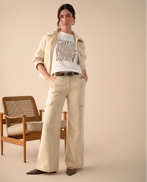 Pantalón tipo cargo para mujer