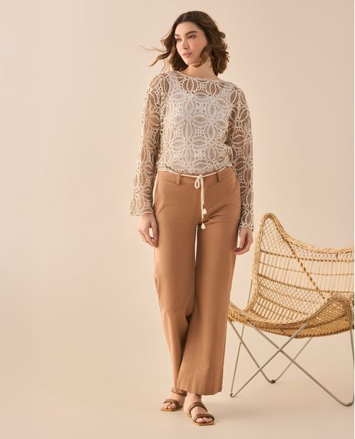 Pantalón bota recta para mujer