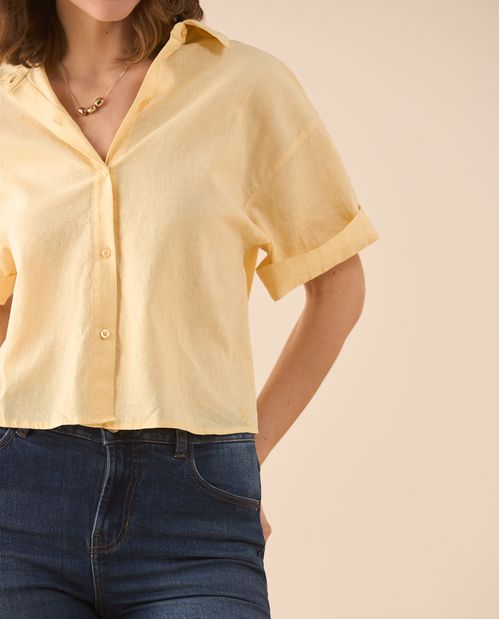 Camisa de manga corta para mujer