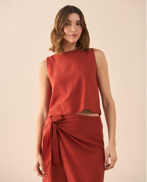 Camisa manga sisa de diseño cerrado para mujer