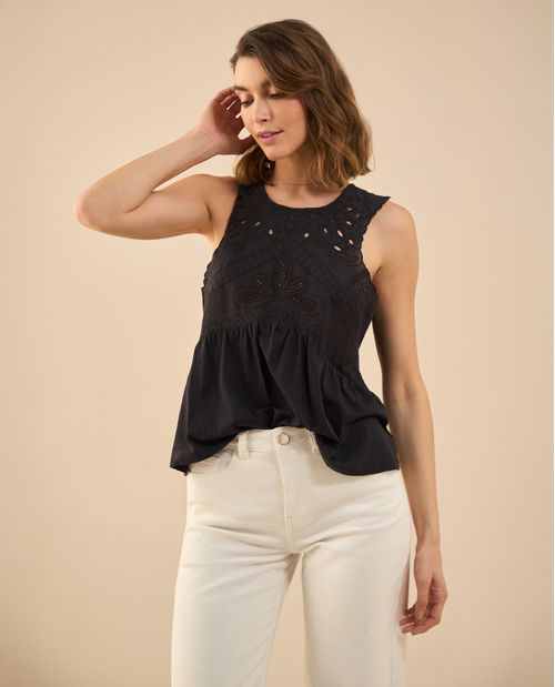 Camisa manga sisa para mujer